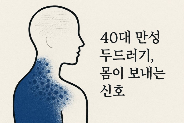 40대 만성 두드러기, 갑자기 심해지는