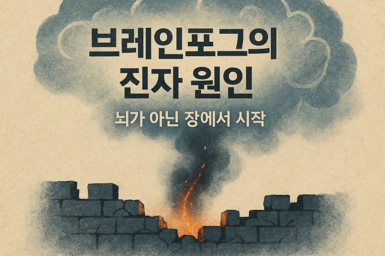 머릿속 안개, 원인은 뇌가 아니라 '장'에 있었습니다 | 브레인 포그