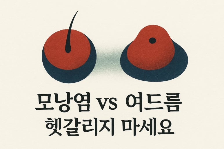 20대 남성 모낭염과 여드름 차이  | 인천 모낭염