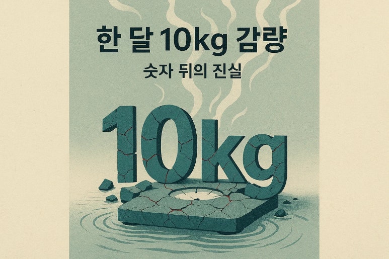 한 달 10kg 감량, 전문가가 알려주는 현실 조언